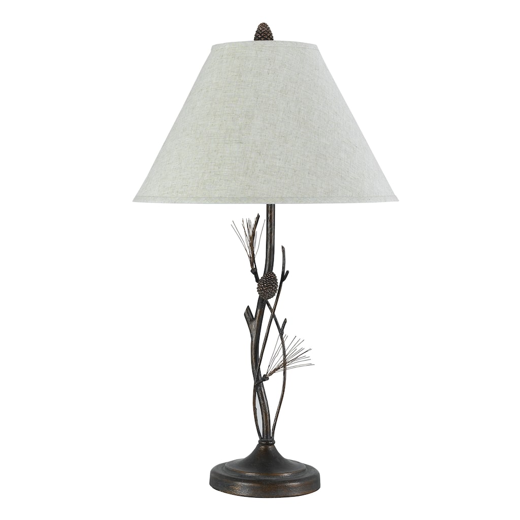 150W 3-way Pine Twig Iron Table Lamp
