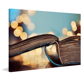 Marmont Hill - 'Book Love' Print Wrapped Canvas