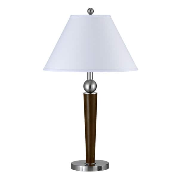 60-watt 2-light 1-outlet 2-rocker Switch Table Lamp - Bed Bath & Beyond ...