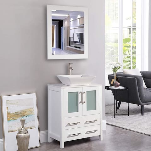 Buy Vessel Bathroom Vanities Vanity Cabinets Online At Overstock