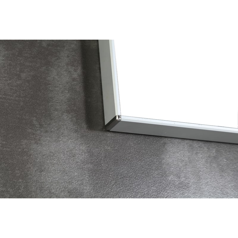 Fine Fixtures Compacto Black Walnut Wall Mount Single Bathroom Vanity with Vitreous China Sink and Mirror