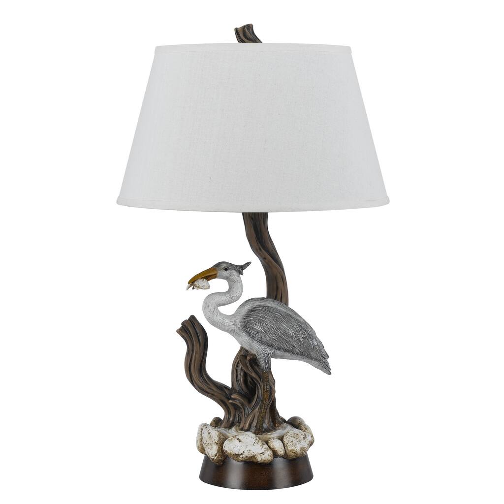 Egret Resin 150-watt Table Lamp