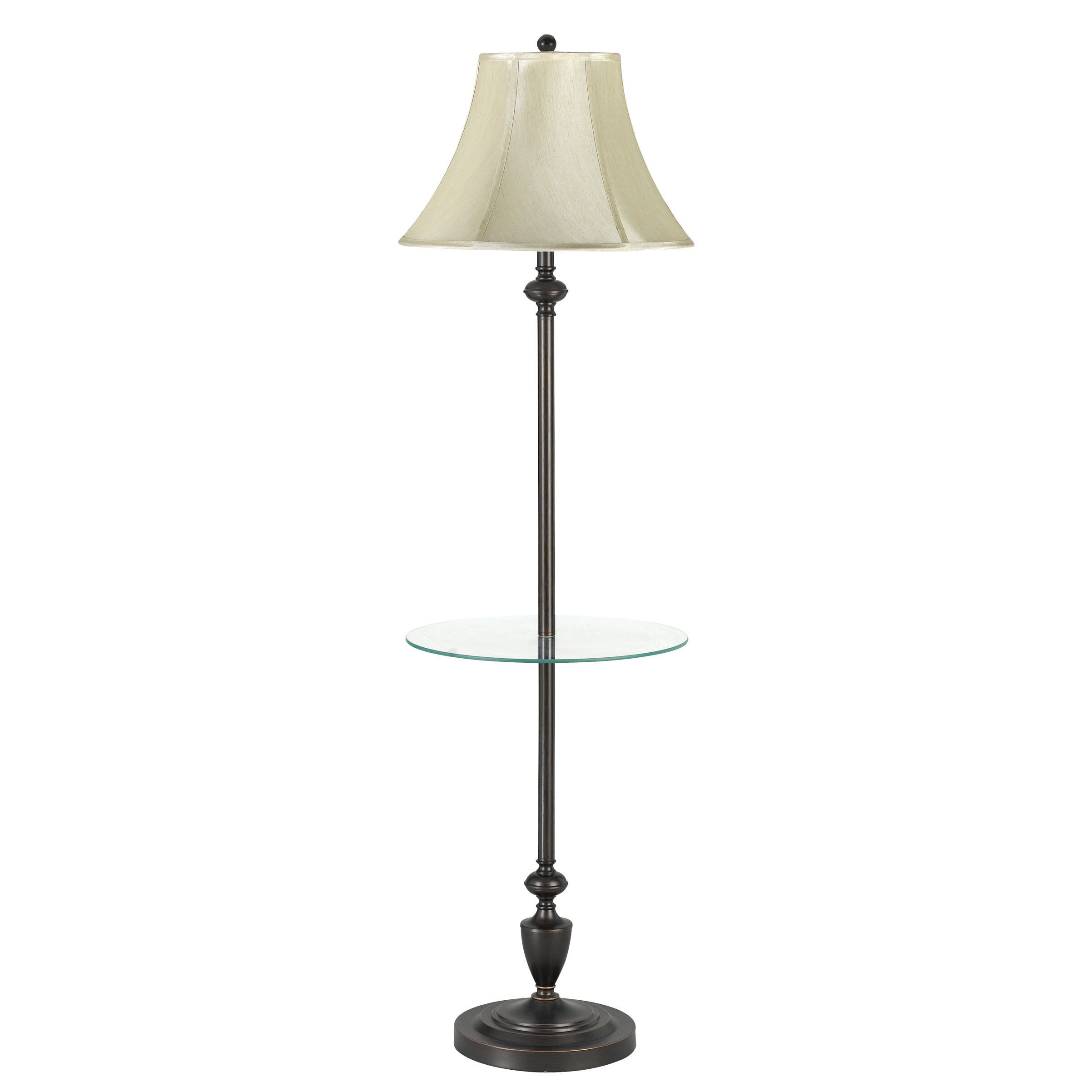 Angelo Bronze Metal And Gl Shelf 150 Watt 3 Way Floor Lamp Gl Shelf 150 Watt 3 Way Floor Lamp