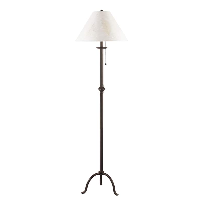 100-watt Iron Floor Lamp with Pull Chain