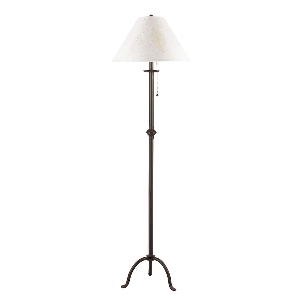 100-watt Iron Floor Lamp with Pull Chain