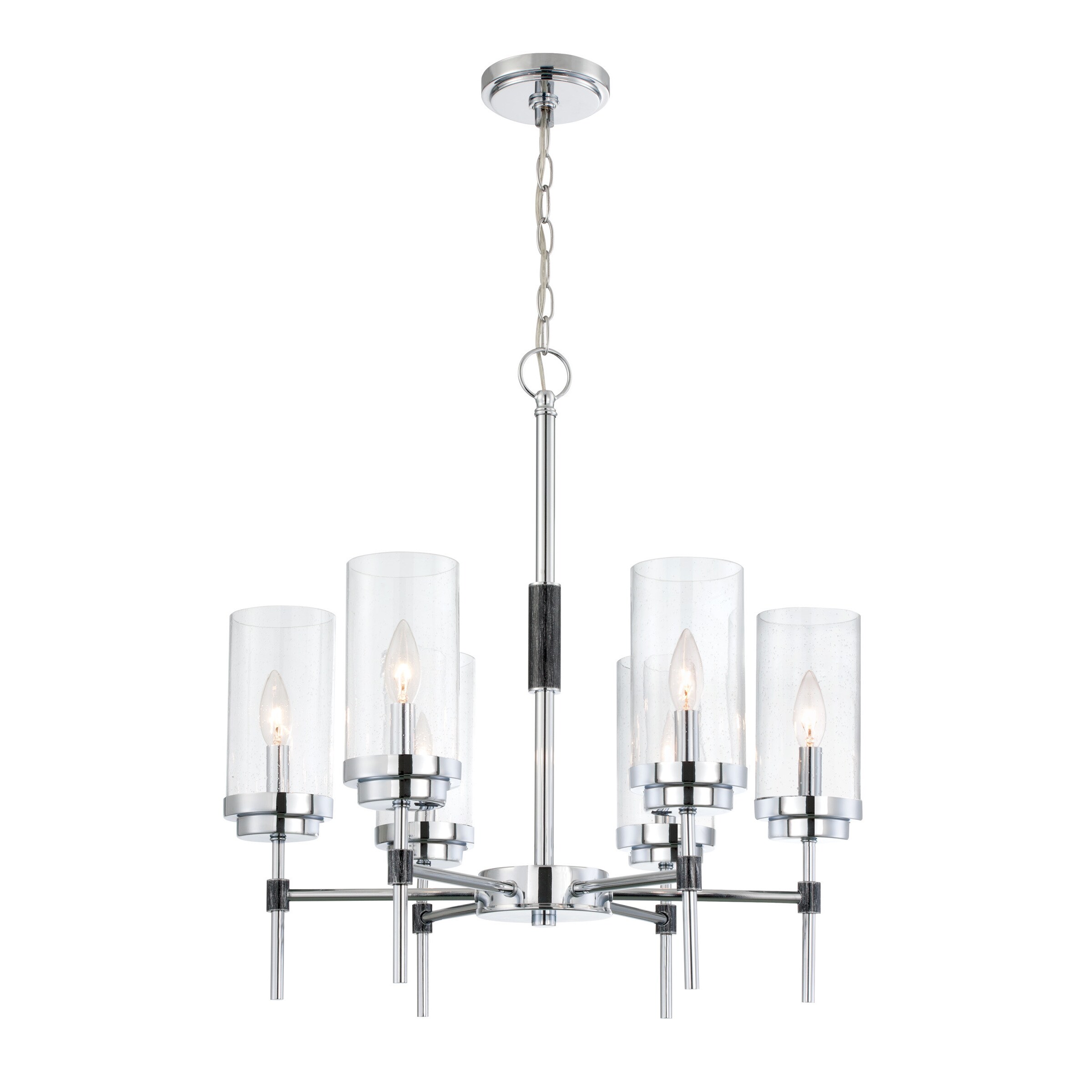 Lite Source 6-Light Quintana Chandelier (Chrome) - Chandeliers For Bedrooms by Overstock.com