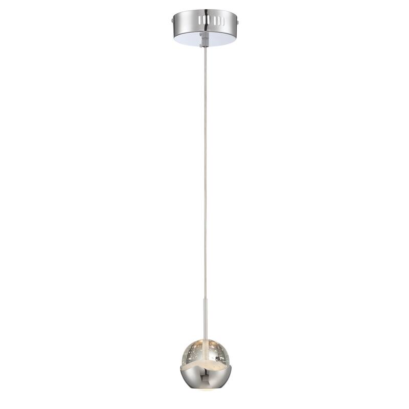 Lite Source 1-Light LED Draplin Mini Pendant Lamp