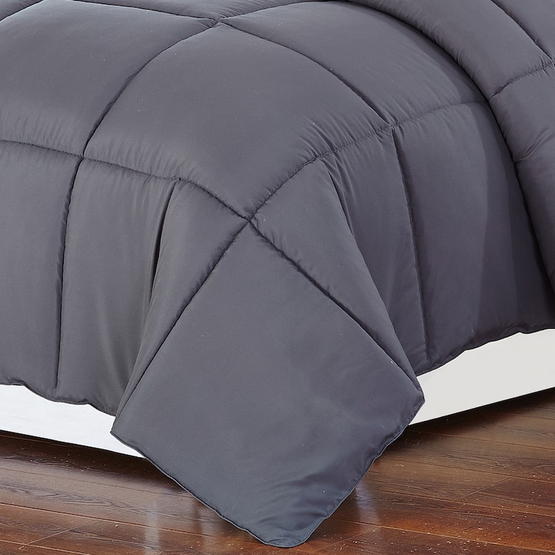 Grey All-season Down Alternative Comforter