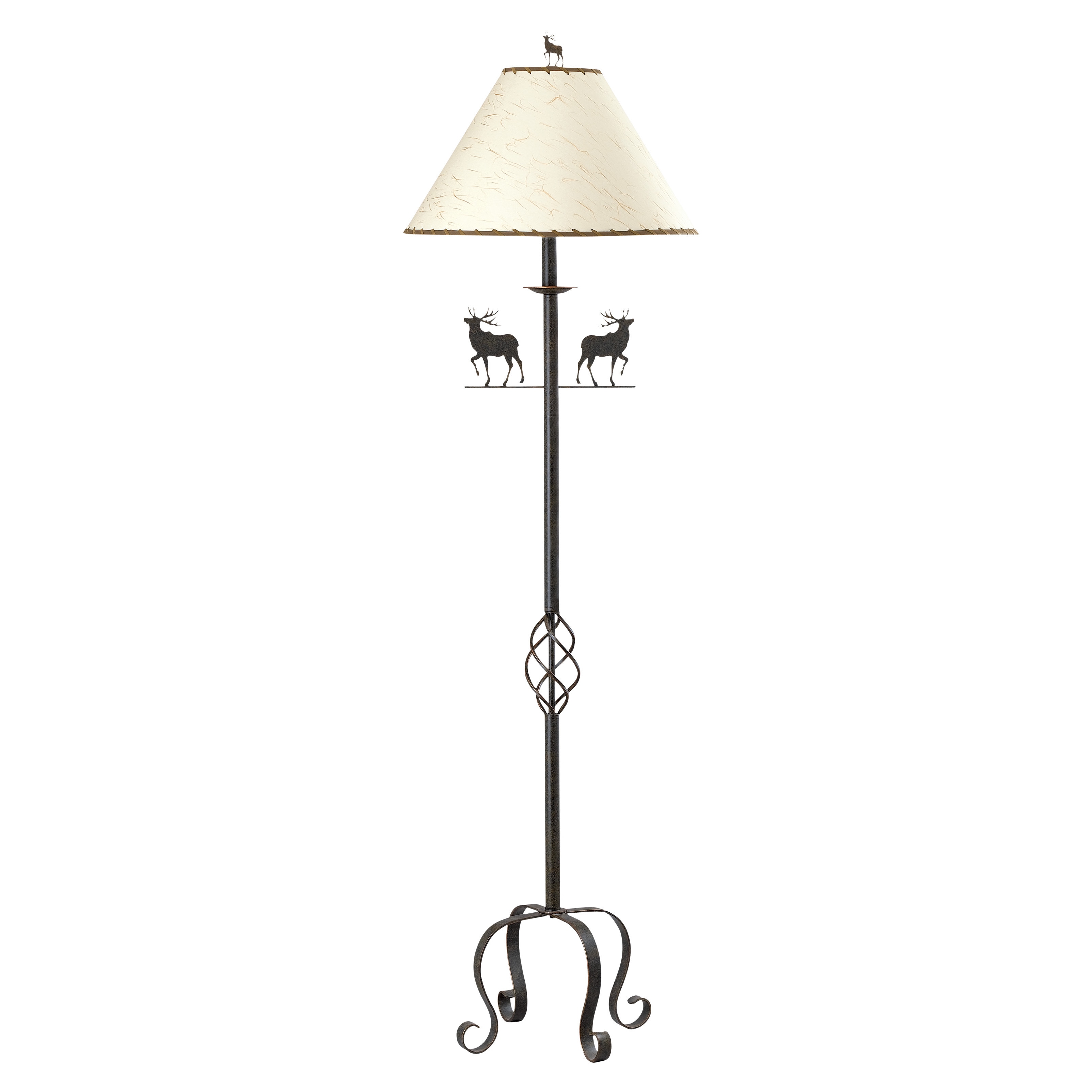 Featured image of post Brown Metal Floor Lamp : Featuring a classic brown finish on a durable metal pole set on a 9?