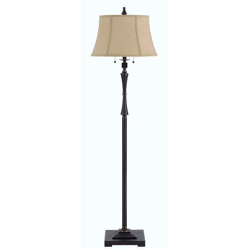 Madison Club 60-watt 2-light Oil-rubbed Bronze Finish Floor Lamp