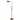 Croby Orange Metal Pharmacy Floor Lamp
