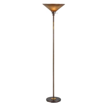 Soho Metal 3-way 150-watt Torchiere Lamp