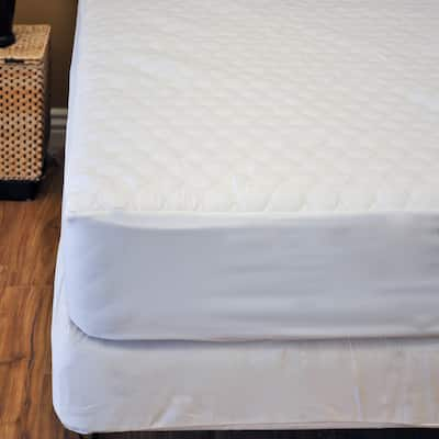 Natural Comfort Fitted Mattress Protector - White