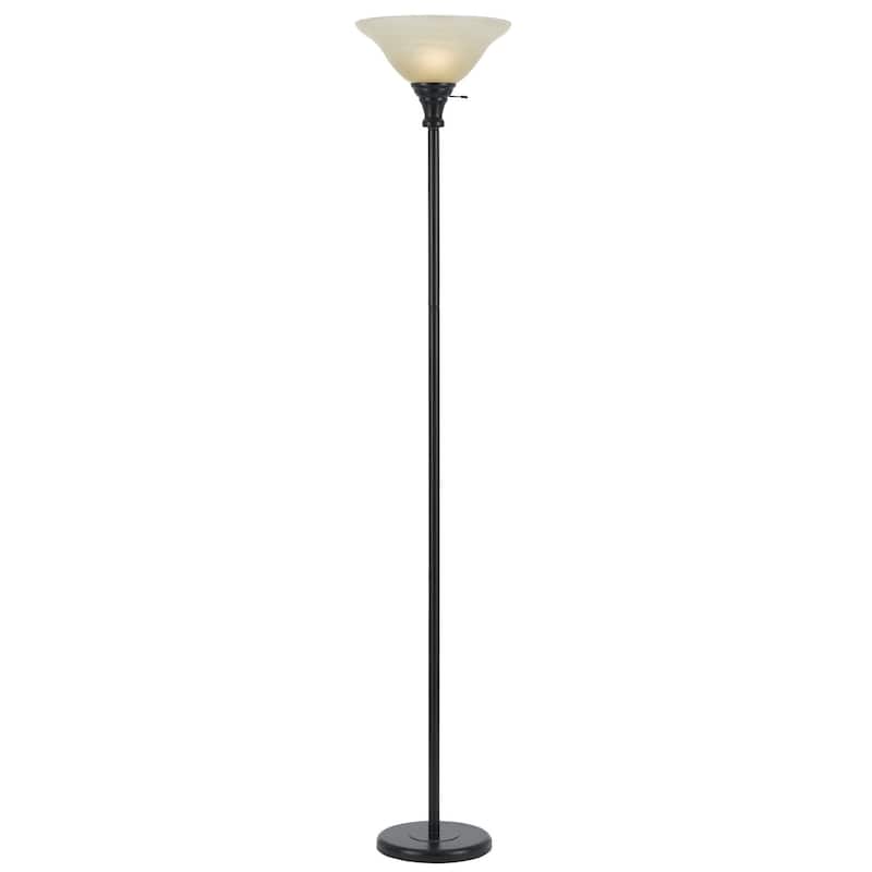Glass Shade 3-way 150-watt Torchiere