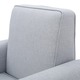preview thumbnail 10 of 14, Freemont Fabric Club Chair by Christopher Knight Home