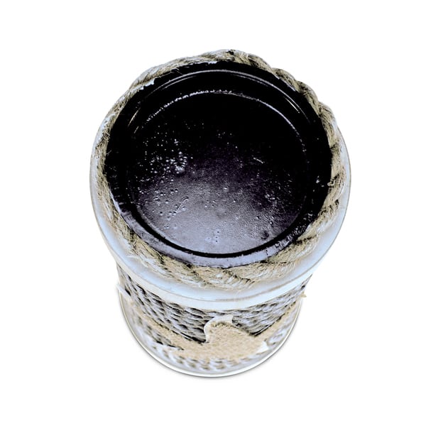 Puzzled Dream Nautical Decor Large Handcrafted Wooden Rope Candle Holder Overstock 13685130