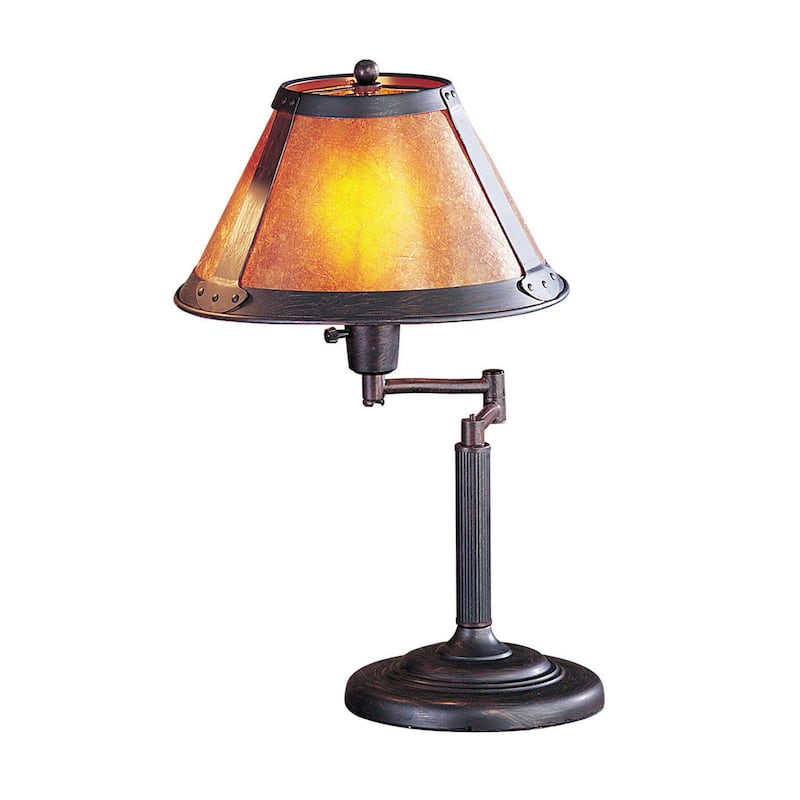 Mica 60-watt Swing Arm Desk Lamp - On Sale - Bed Bath & Beyond - 13685151