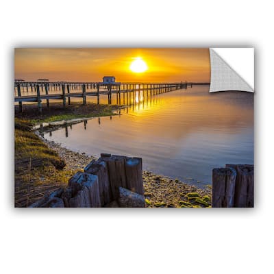 ArtAppealz Steve Ainsworth's 'Sunset Over Chicoteague' Removable Wall Art Mural