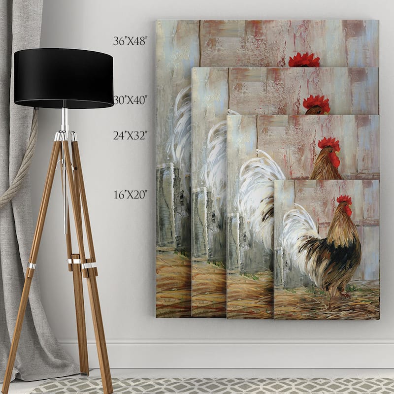Wexford Home 'Farmhouse Rooster' Canvas Wall Art