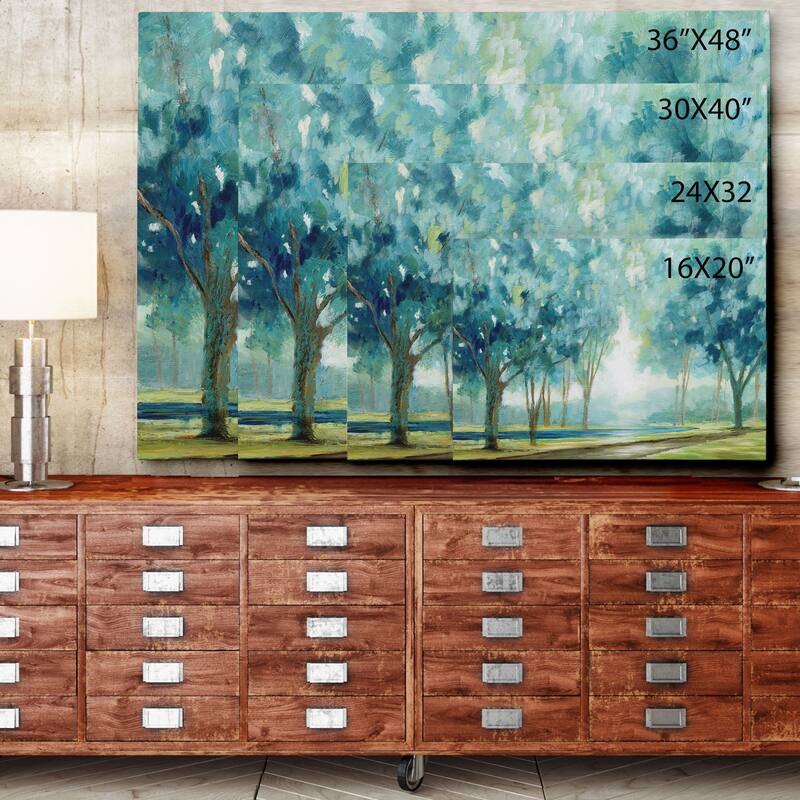 Ombre Afternoon Canvas Wall Art