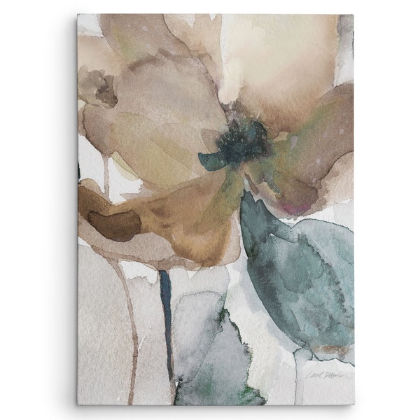 Copper Grove Carol Robinson's 'Watercolor Poppy I' Multicolored Canvas Artwork