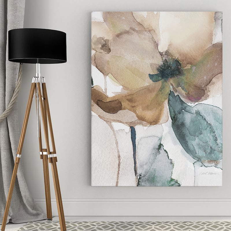 Copper Grove Carol Robinson's 'Watercolor Poppy I' Multicolored Canvas Artwork