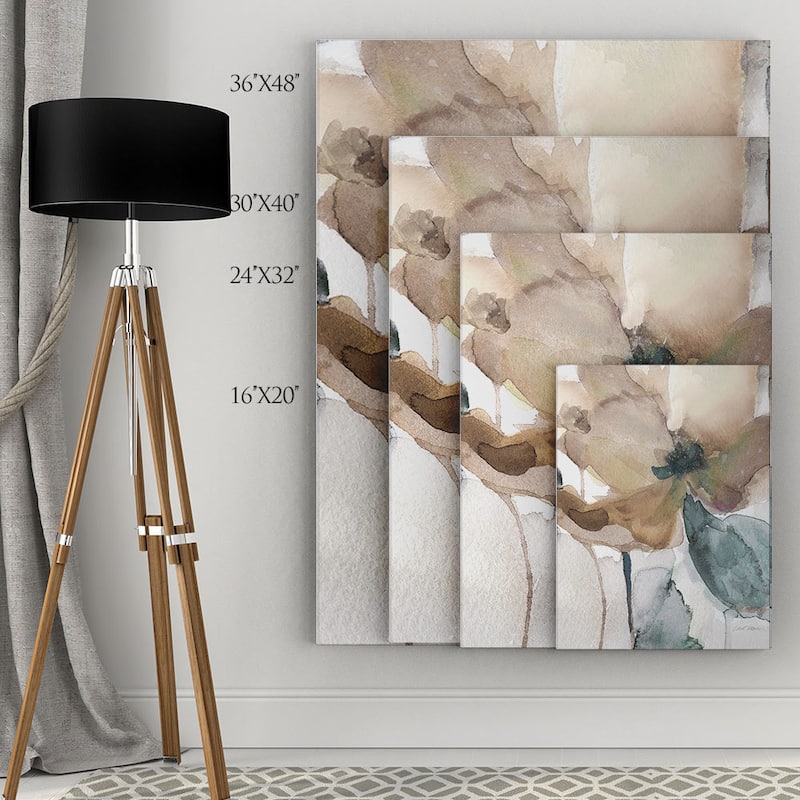 Copper Grove Carol Robinson's 'Watercolor Poppy I' Multicolored Canvas Artwork