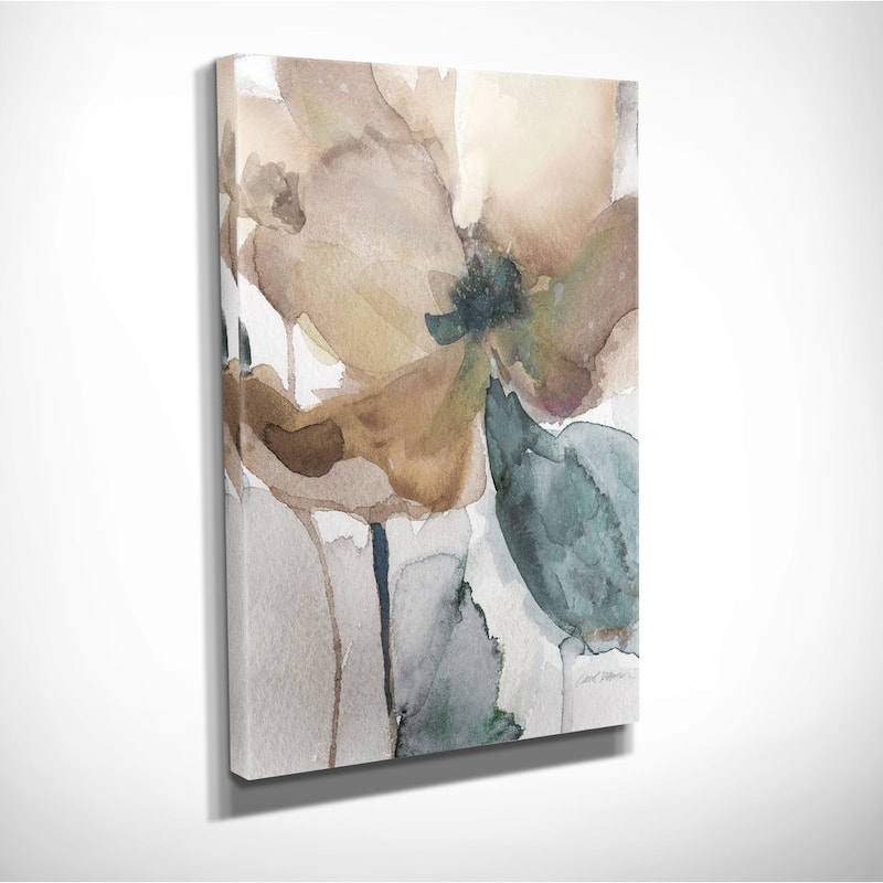Copper Grove Carol Robinson's 'Watercolor Poppy I' Multicolored Canvas Artwork