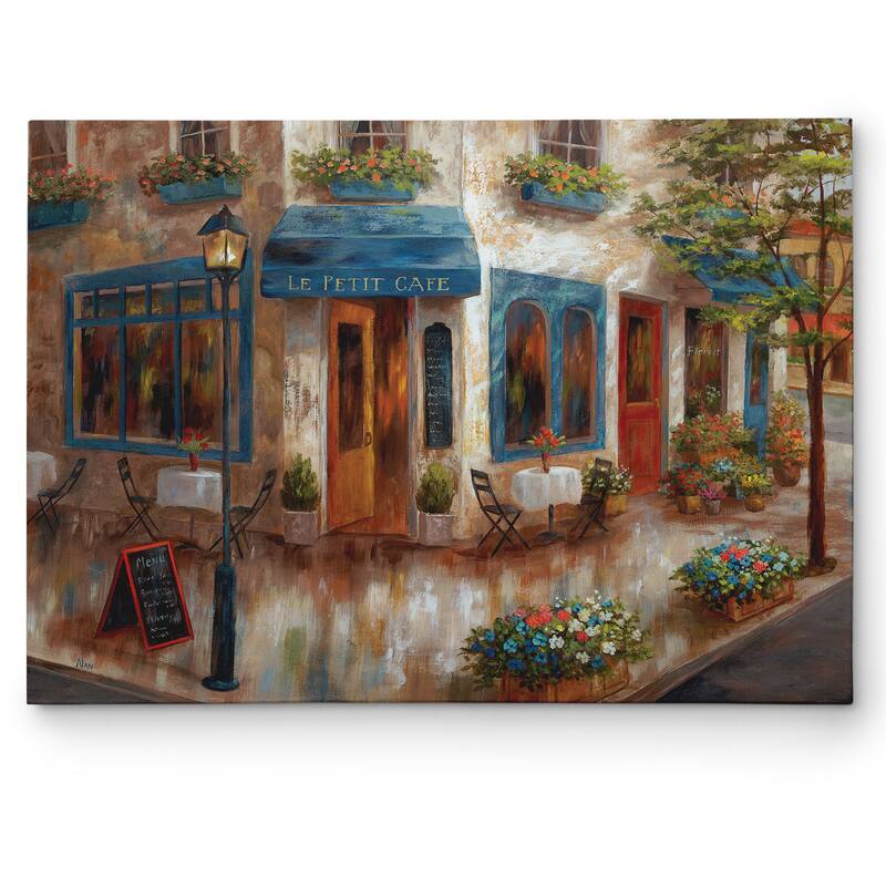 Wexford Home Nan 'Le Petit Cafe' Canvas Wall Art