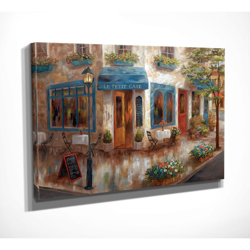 Wexford Home Nan 'Le Petit Cafe' Canvas Wall Art