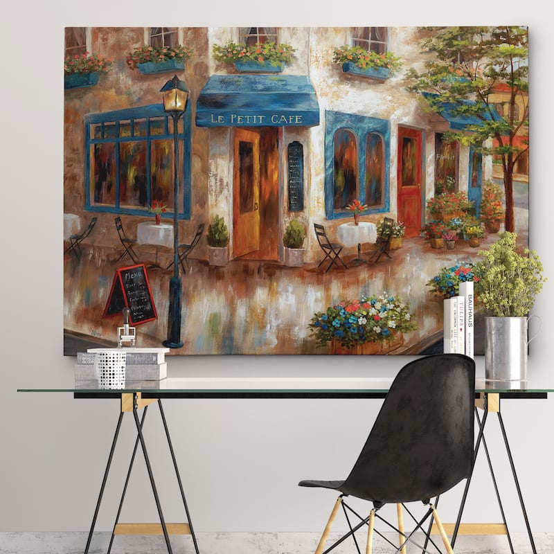 Wexford Home Nan 'Le Petit Cafe' Canvas Wall Art