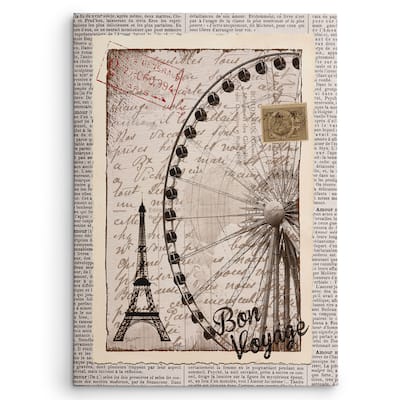 Wexford Home 'Bon Voyage' Premium Gallery-Wrapped Canvas
