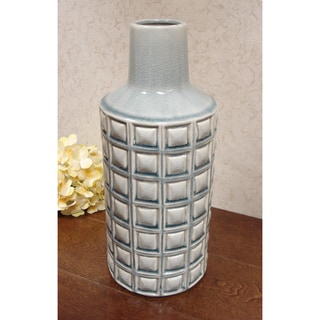 D'Lusso Designs 13-inch Pastel Weave Vase