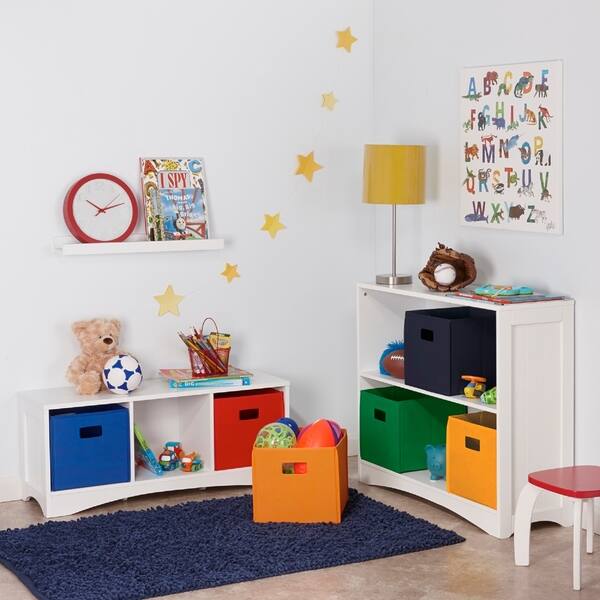 Shop Riverridge 3 Cubby White Mdf Bench For Kids Free Shipping