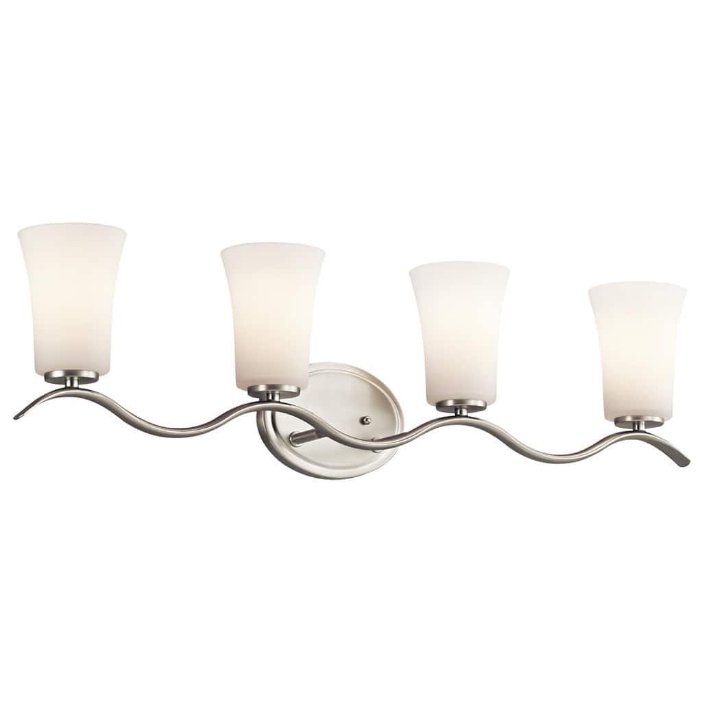 Kichler Lighting Armida Collection 4-light Brushed Nickel Bath/Vanity Light