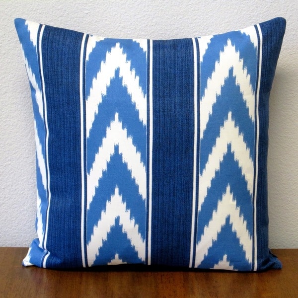 cornflower blue pillows