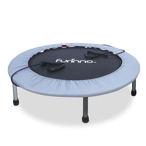 Furinno 38-inch Trampoline with Monitor and Resistance Tubes