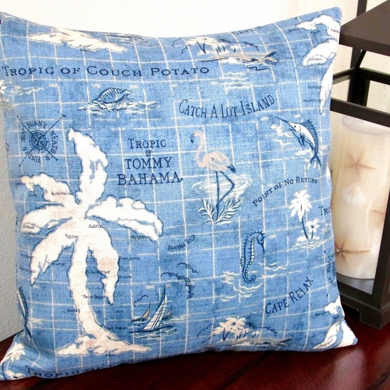 Shop Artisan Pillows 18 Inch Indoor Outdoor Tropical Island Song