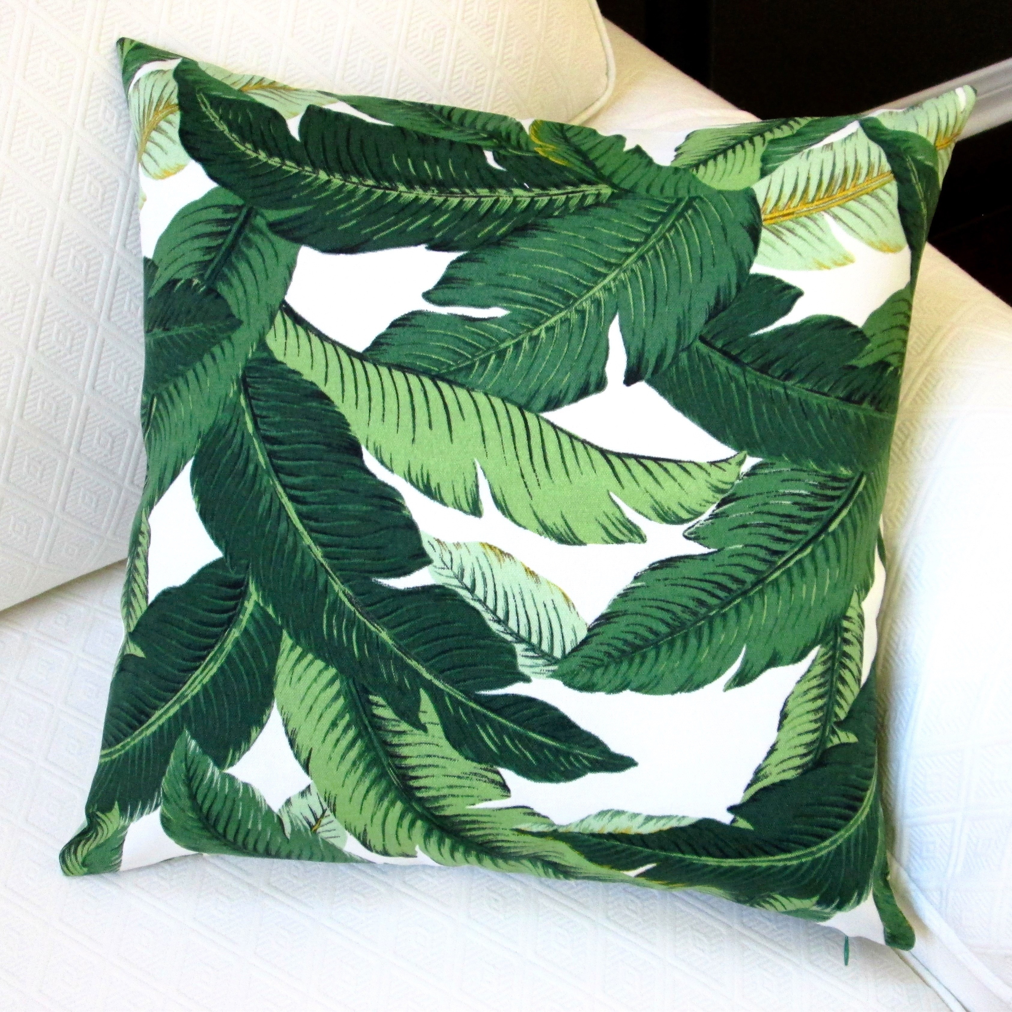 leaf outdoor pillow