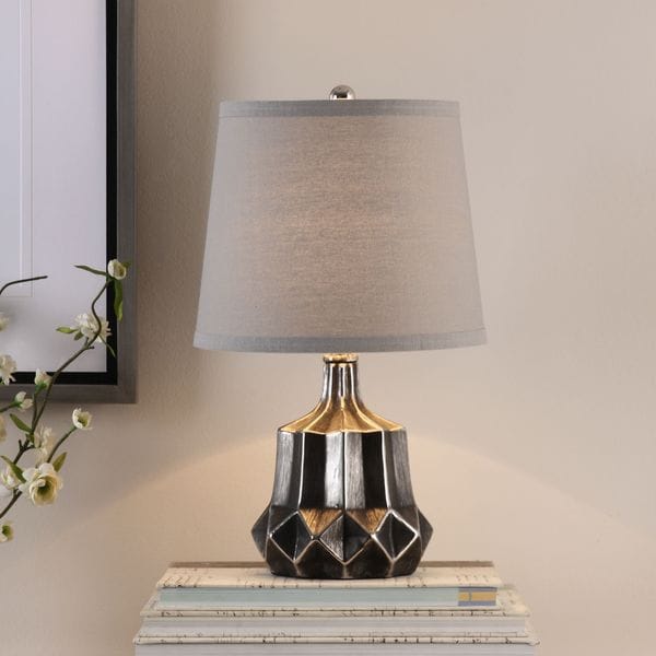 Uttermost Felice Dark Charcoal Accent Lamp