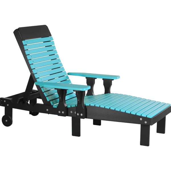 Shop Outdoor Poly Chaise Lounge Chair Free Shipping Today