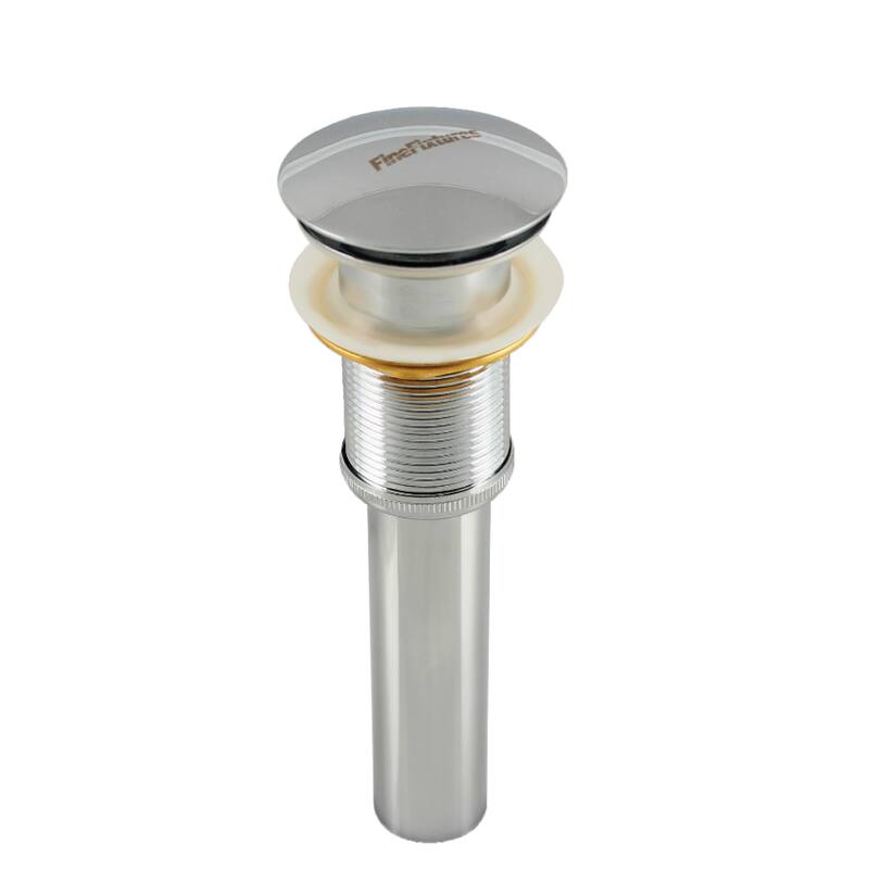 Fine Fixtures Polished Chrome Pop Up Drain (Without Overflow)