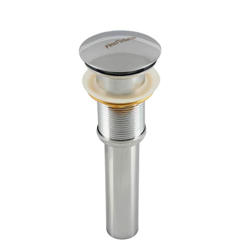 Fine Fixtures Polished Chrome Pop Up Drain (Without Overflow)
