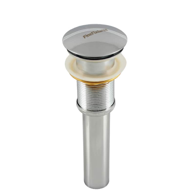 Fine Fixtures Polished Chrome Pop Up Drain (Without Overflow)