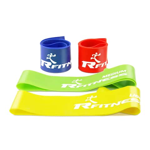 Furinno RFitness Professional Stretch Latex Resistance Training Exercise Band Set (4-piece set)