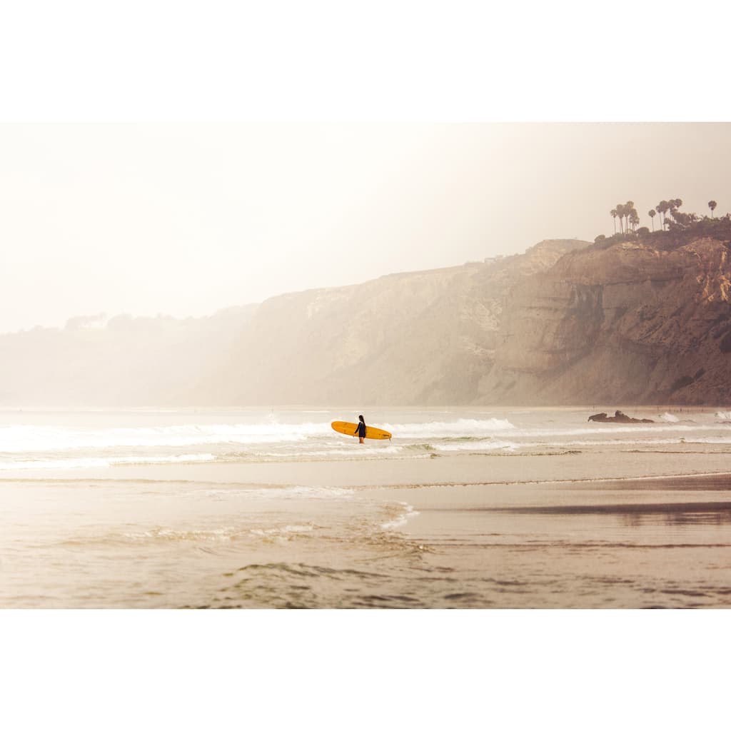 Marmont Hill - 'Surfer Girl' by Morgan J Hartley Painting Print on Wrapped Canvas - Multi-Color