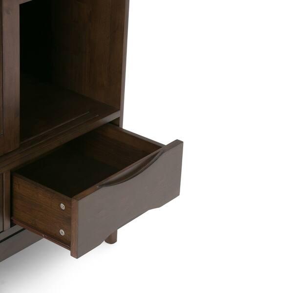 Wyndenhall Pearson Solid Hardwood 48 Inch Wide Mid Century Wyndenhall Pearson Solid Hardwood