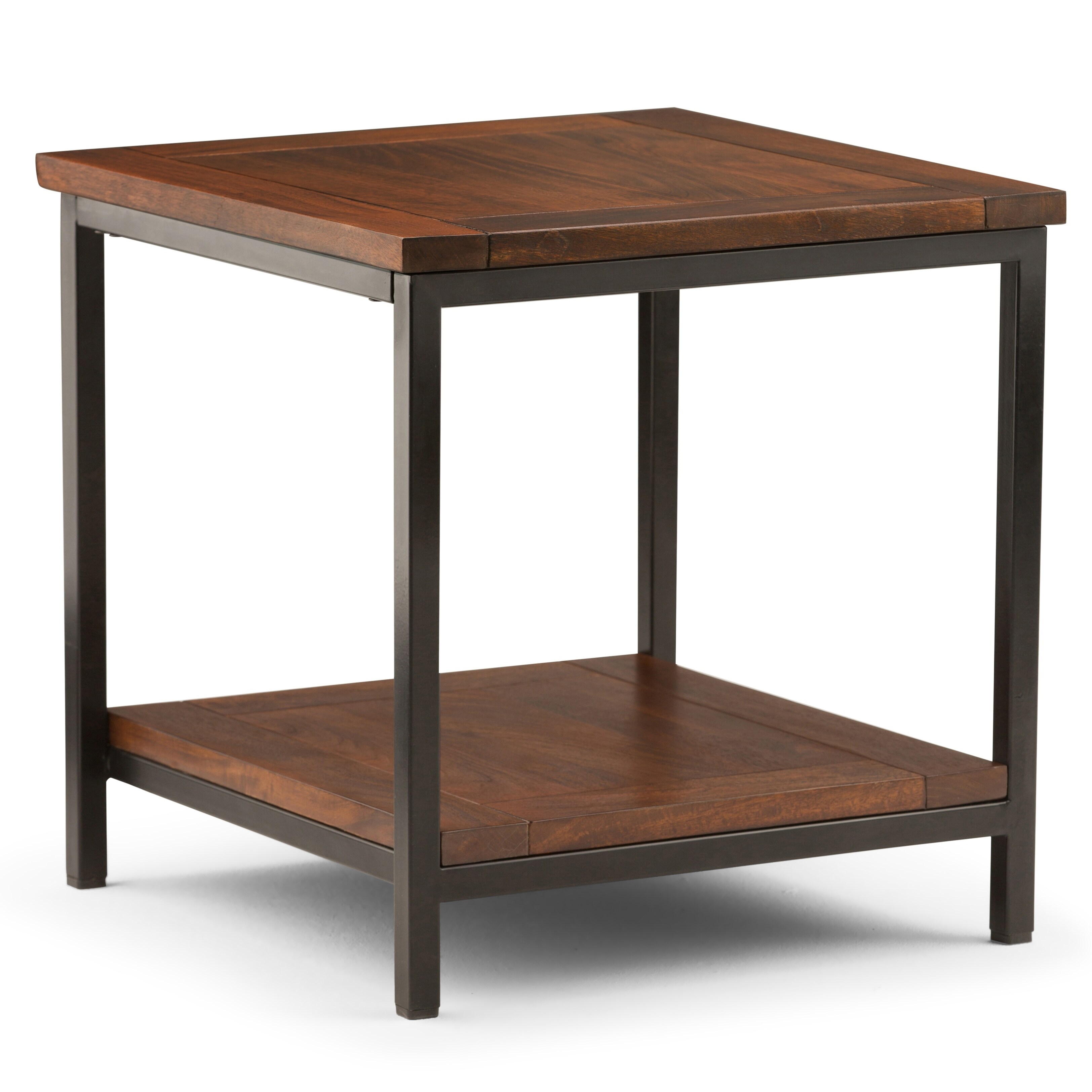 End table. Dark Wood Side Tables.