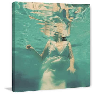 Marmont Hill - 'Dive Pillow' Painting Print on Wrapped Canvas - Multi-Color