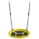 preview thumbnail 1 of 2, Swingan 37.5 Super Fun Nest Swing with Adjustable Ropes, and Yellow Solid Fabric Seat Design